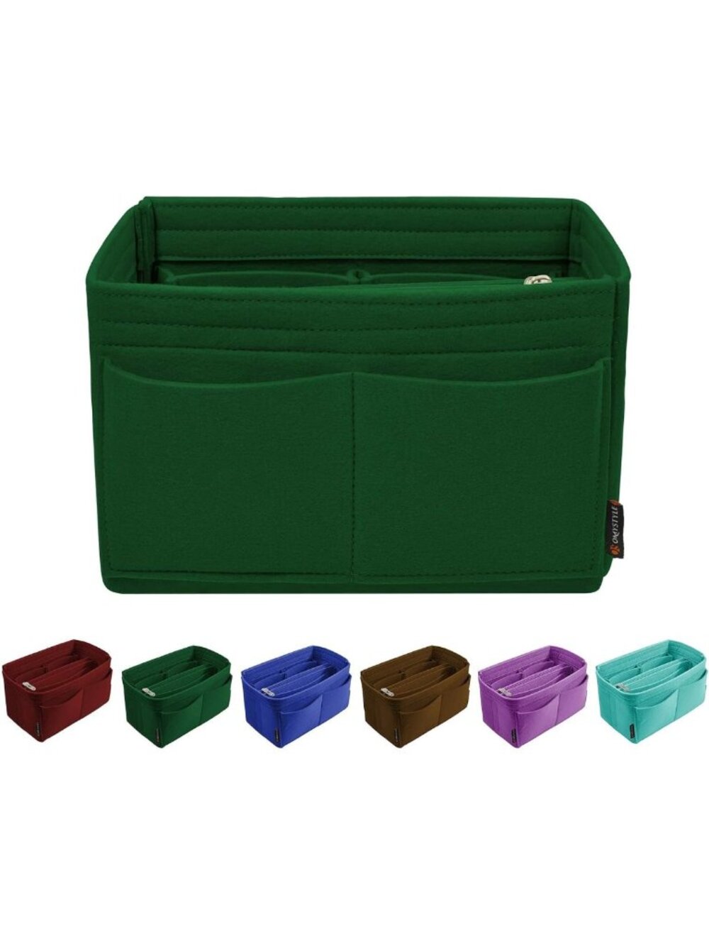 Purse Organizer Insert - Felt Tote Bag Divider with 5 Sizes for Handbag Storage